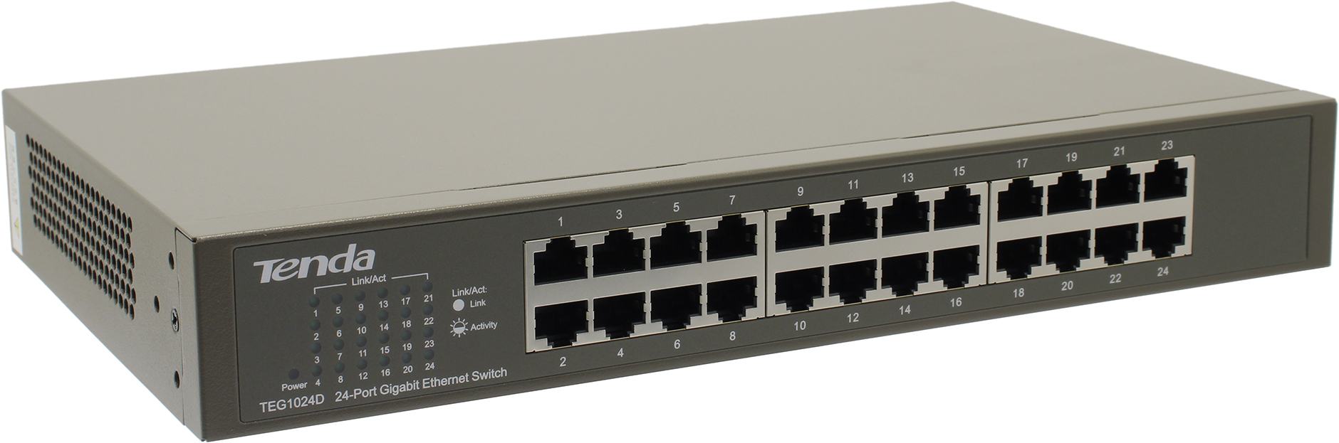 Коммутатор Tenda TEG1024D, 24xLAN 1Gbps