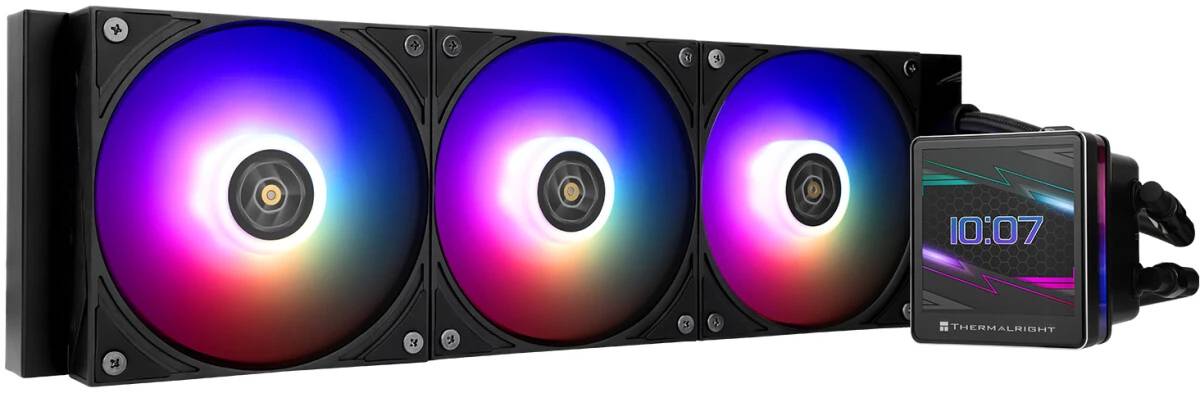 Жидкостное охлаждение Thermalright Grand Vision 360 Black ARGB G-VISION-360-BL-ARGB (LGA1700 Ready)