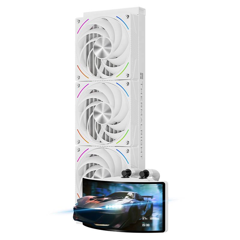 Жидкостное охлаждение Thermalright Rainbow Vision 360 Turbo ARGB White RRV360TAW (LGA1700 Ready)