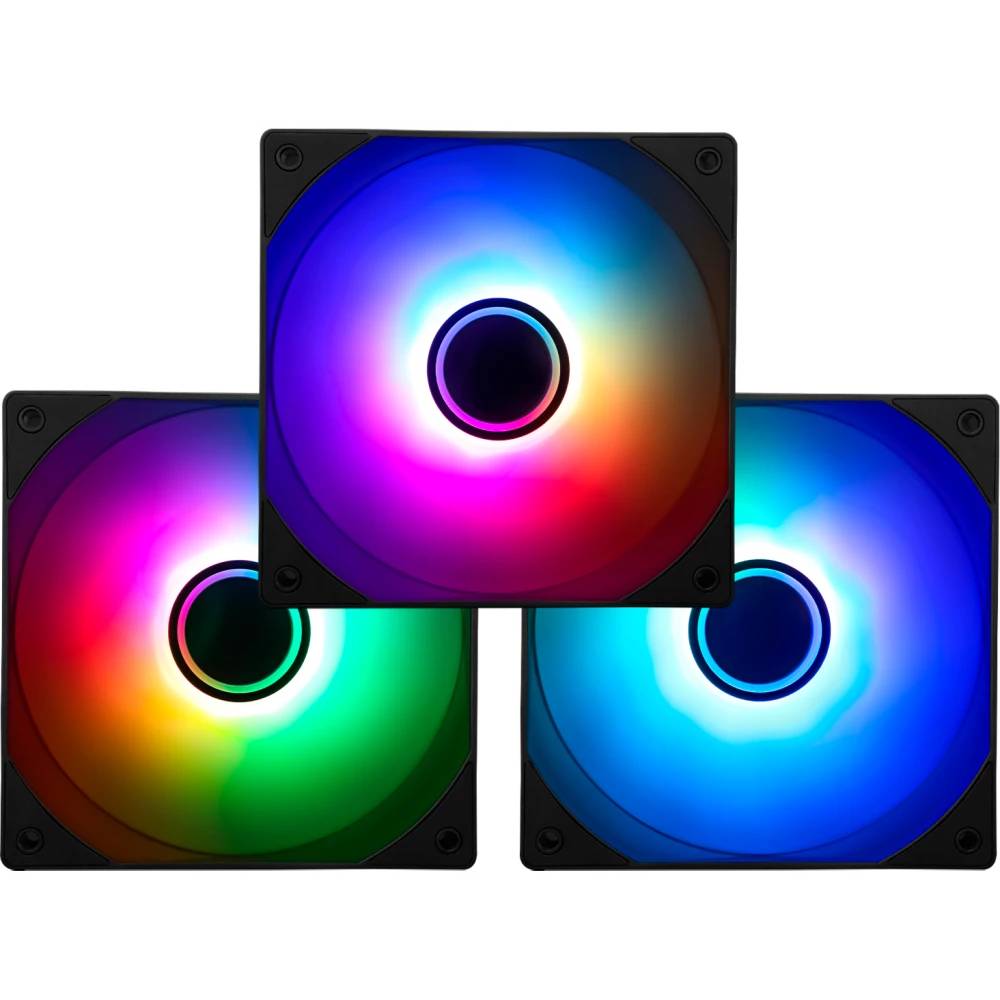 Вентилятор 12x12см Thermalright TL-C12B-S V3 x3, 3шт.