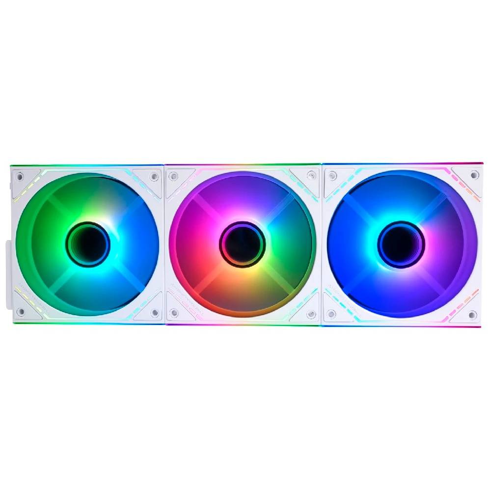 Вентилятор 12x12см Thermalright TL-M12QRW-S X3 ARGB White, 3шт