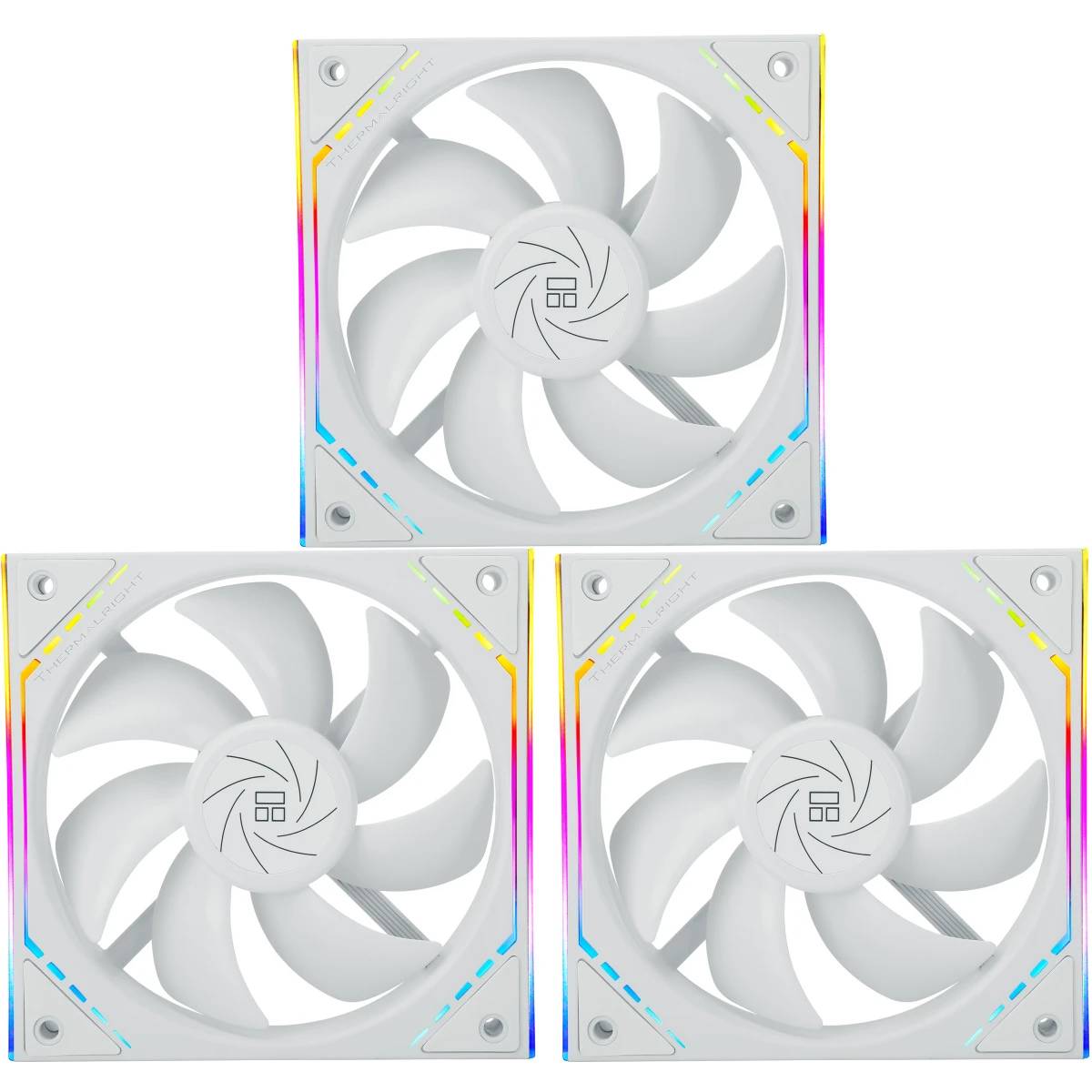 Вентилятор 12x12см Thermalright TL-M12W ARGB White, 3шт