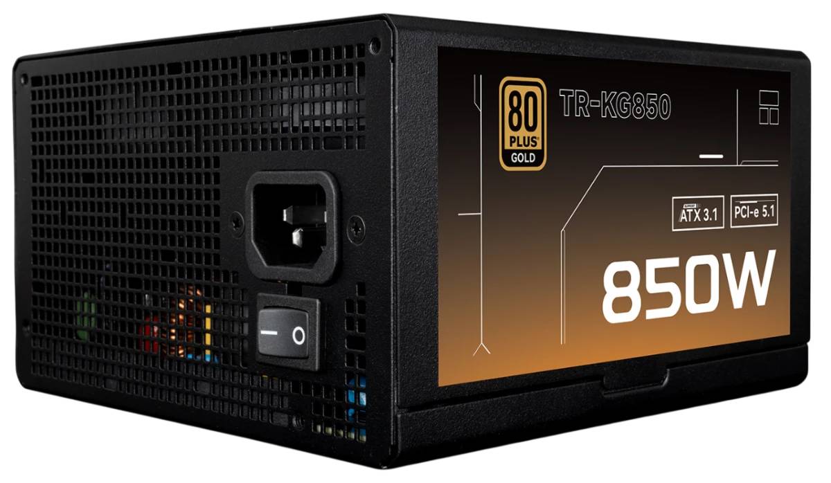 Блок питания 850Вт, Thermalright TR-KG850, 80 Plus Gold, APFC, ATX