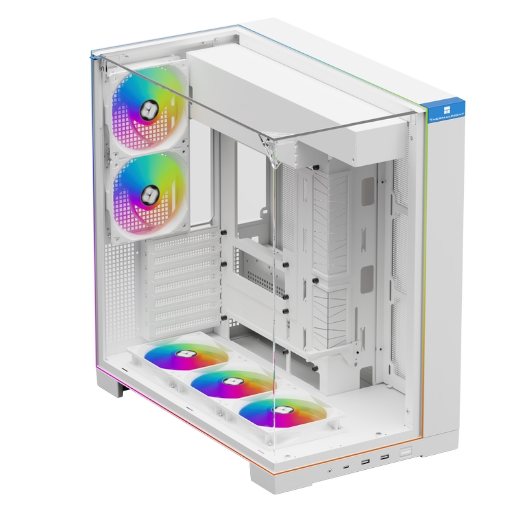 Корпус Thermalright TR-A70 ARGB FAN5-C White TRA70AF5CW, без БП, ATX