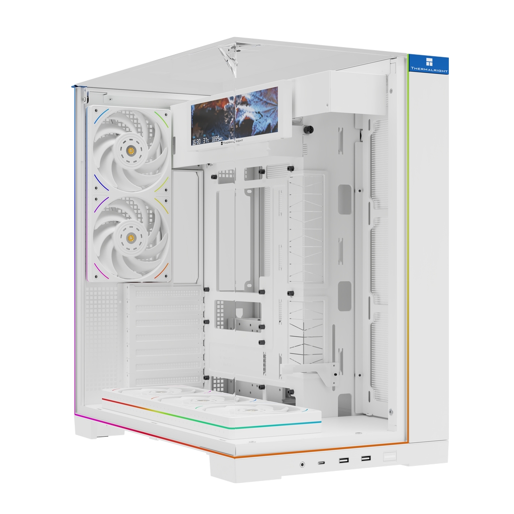 Корпус Thermalright TR-A70 Vision FanUB White TRA70VFUBW, без БП, ATX