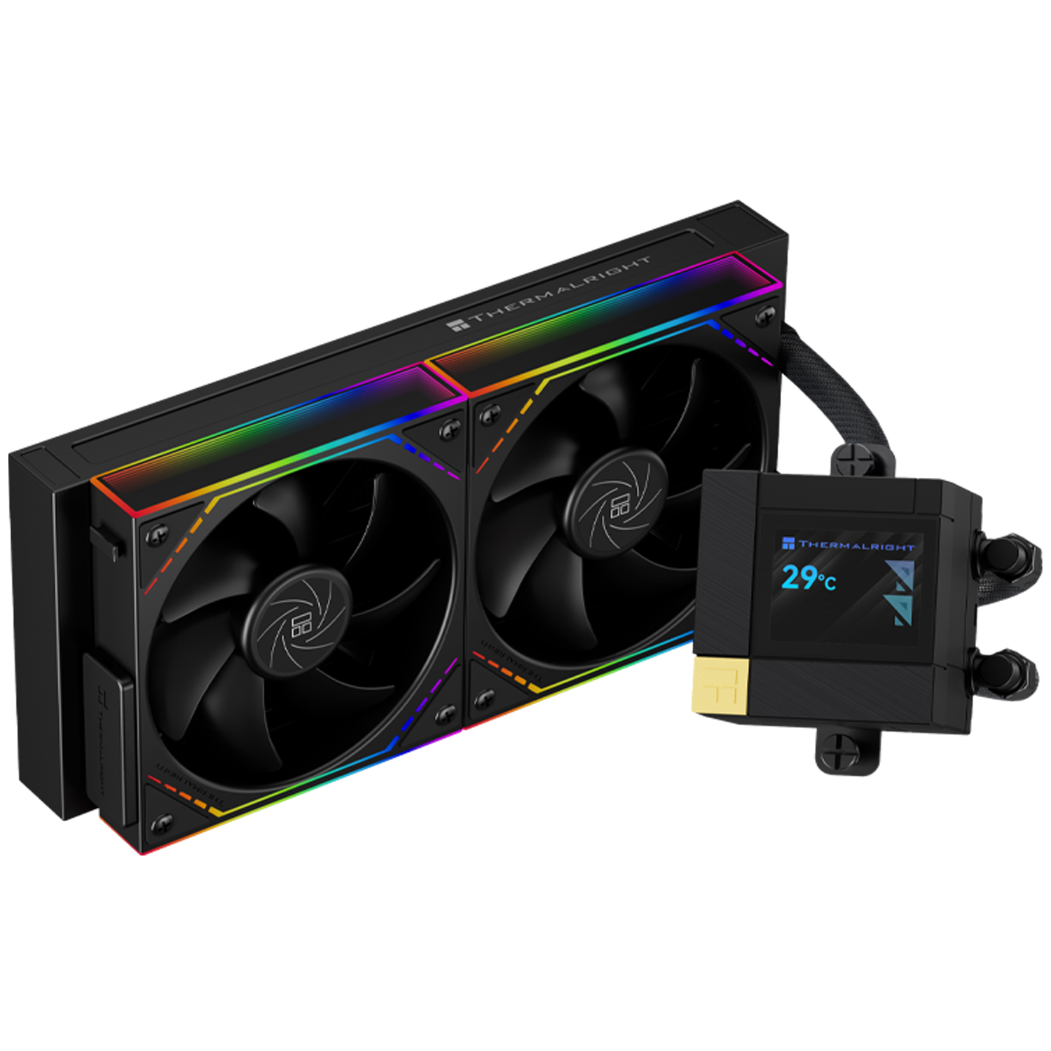 Жидкостное охлаждение Thermalright Core Matrix 240 Vision ARGB Black TRCM240VAB (LGA1700 Ready)