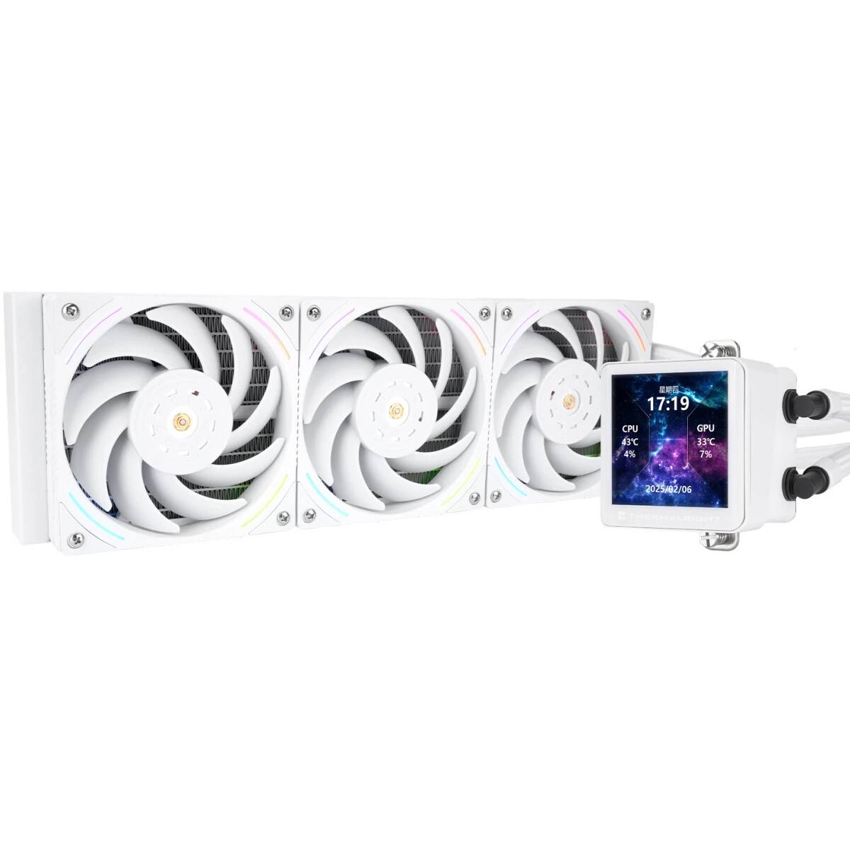Жидкостное охлаждение Thermalright Frozen Vision 360 ARGB White V2 TRFV360AWV2 (LGA1700 Ready)