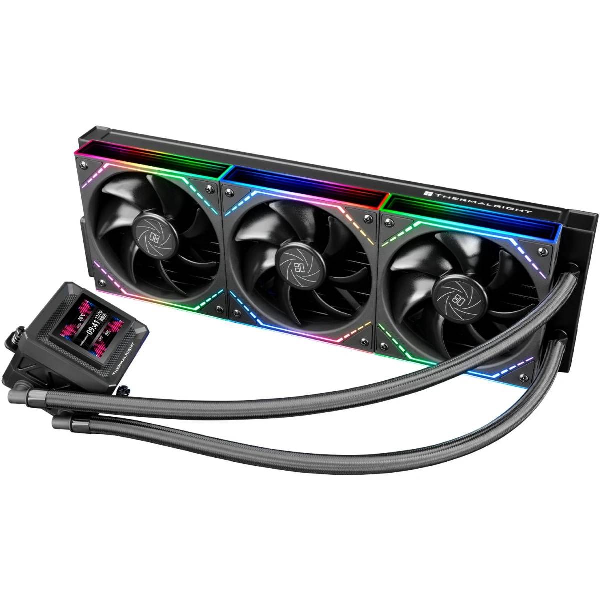 Жидкостное охлаждение Thermalright Frozen Warframe SE 360 Black ARGB V2 TRFWSE360ABV2 (LGA1700 Ready)