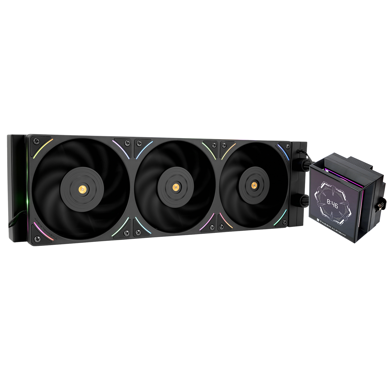 Жидкостное охлаждение Thermalright Hyper Vision 360 UB Black ARGB TRHV360UBAB (LGA1700 Ready)