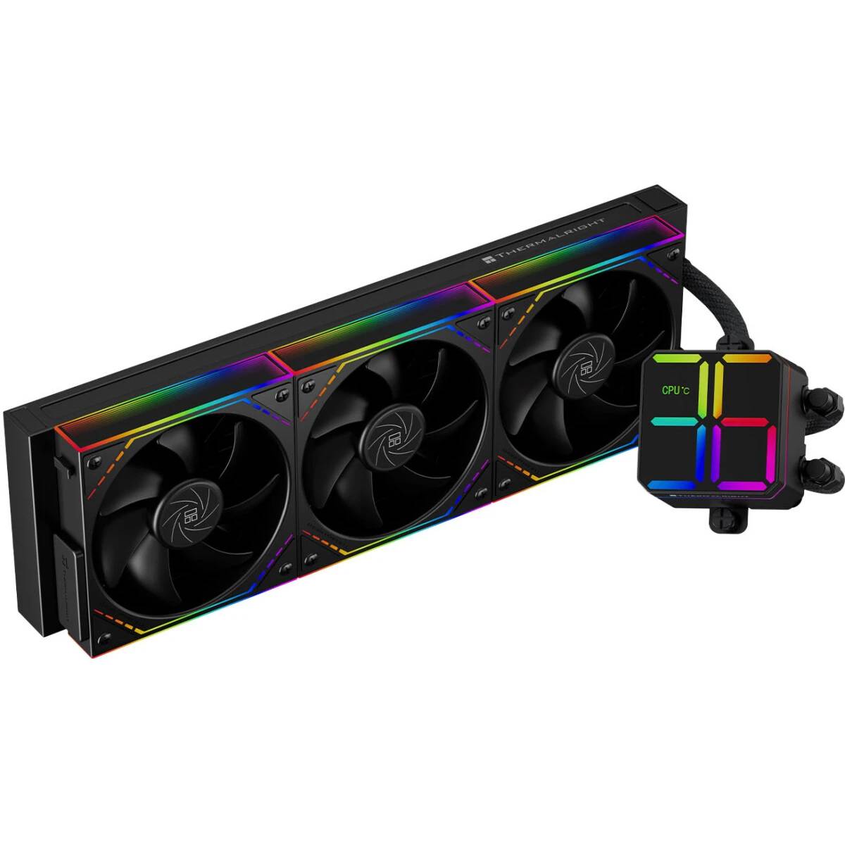 Жидкостное охлаждение Thermalright Frozen Magic Qube 360 ARGB Black TRMQ360AB (LGA1700 Ready)