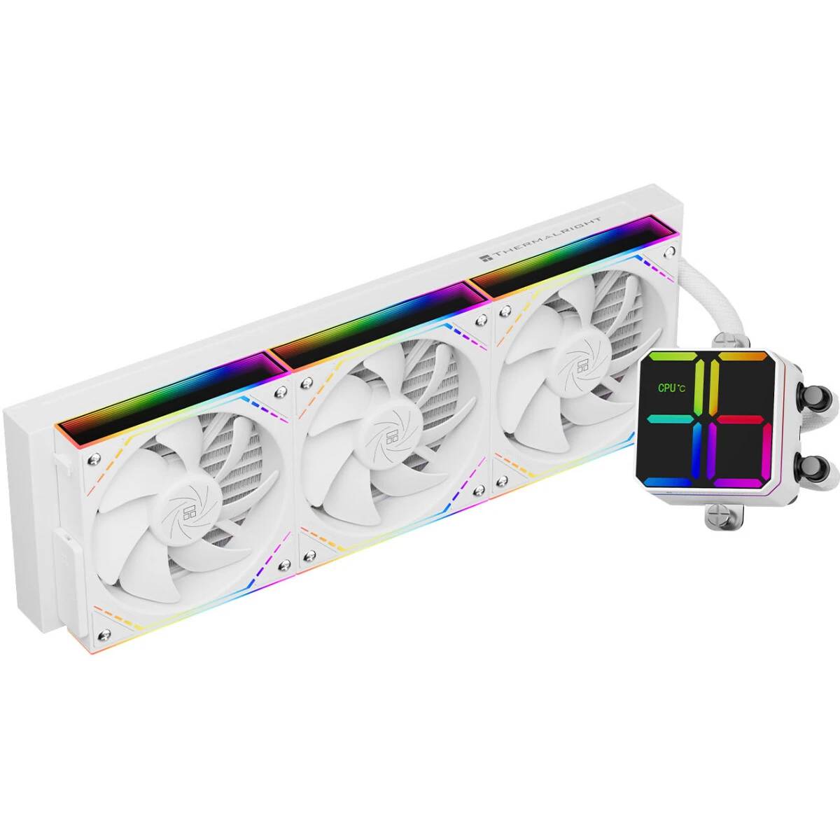 Жидкостное охлаждение Thermalright Frozen Magic Qube 360 ARGB White TRMQ360AW (LGA1700 Ready)