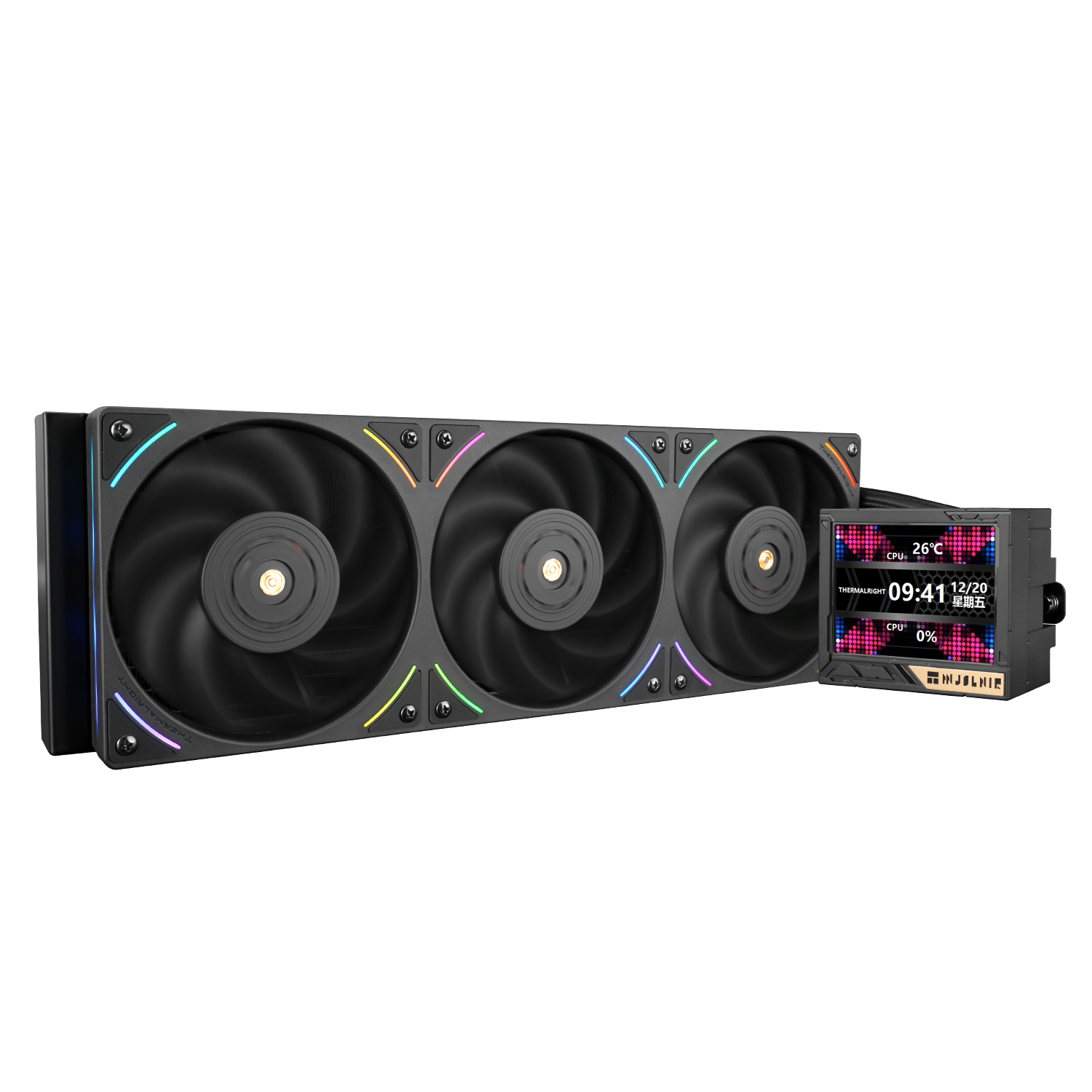 Жидкостное охлаждение Thermalright Mjolnir Vision 360 UB Pro ARGB Black TRMV360UBPROAB (LGA1700 Ready)