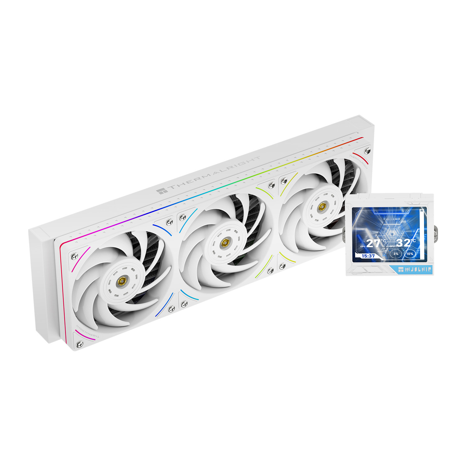 Жидкостное охлаждение Thermalright Mjolnir Vision 360 UB Pro ARGB White TRMV360UBPROAW (LGA1700 Ready)