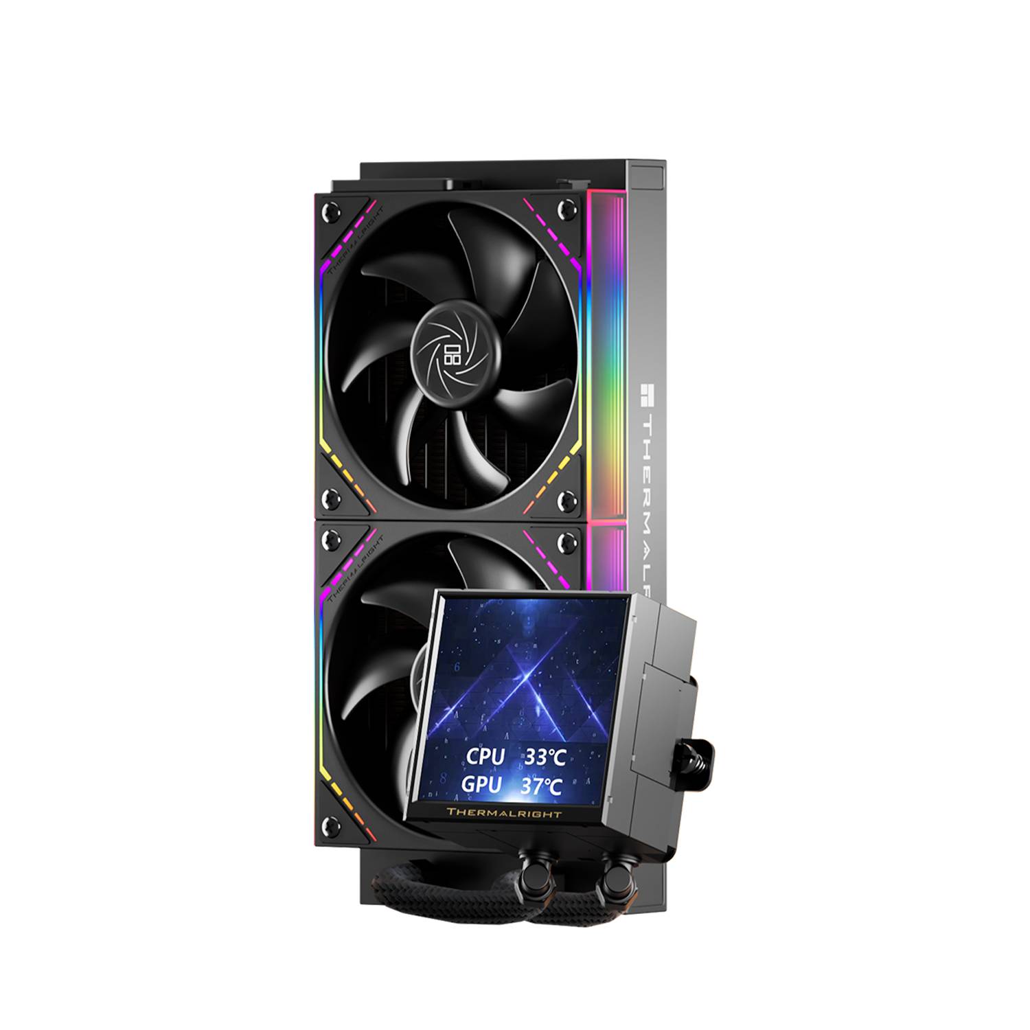Жидкостное охлаждение Thermalright Peerless Vision 240 Black ARGB TRPV240AB (LGA1700 Ready)