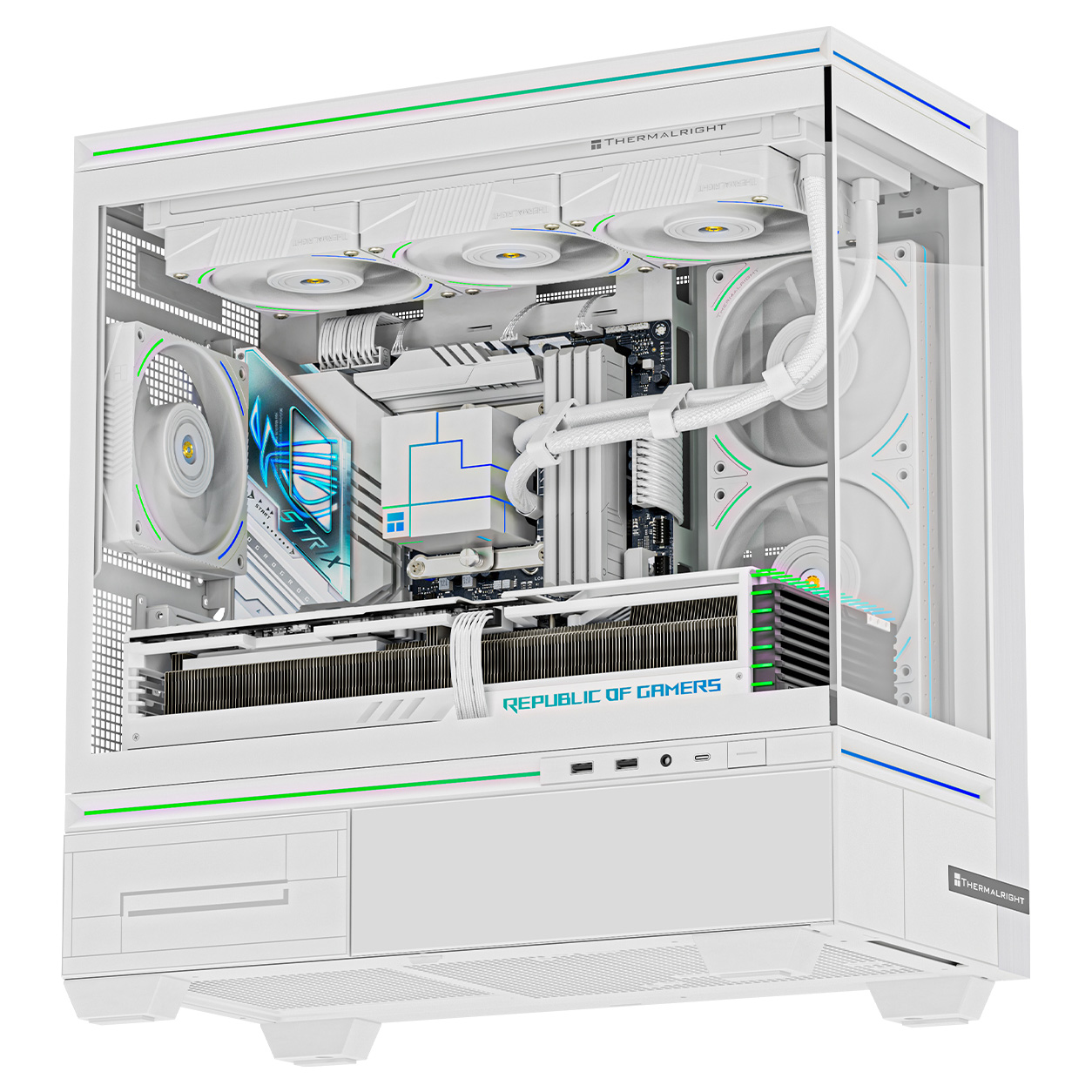 Корпус Thermalright M10 White TRTLM10W, без БП, mATX, белый
