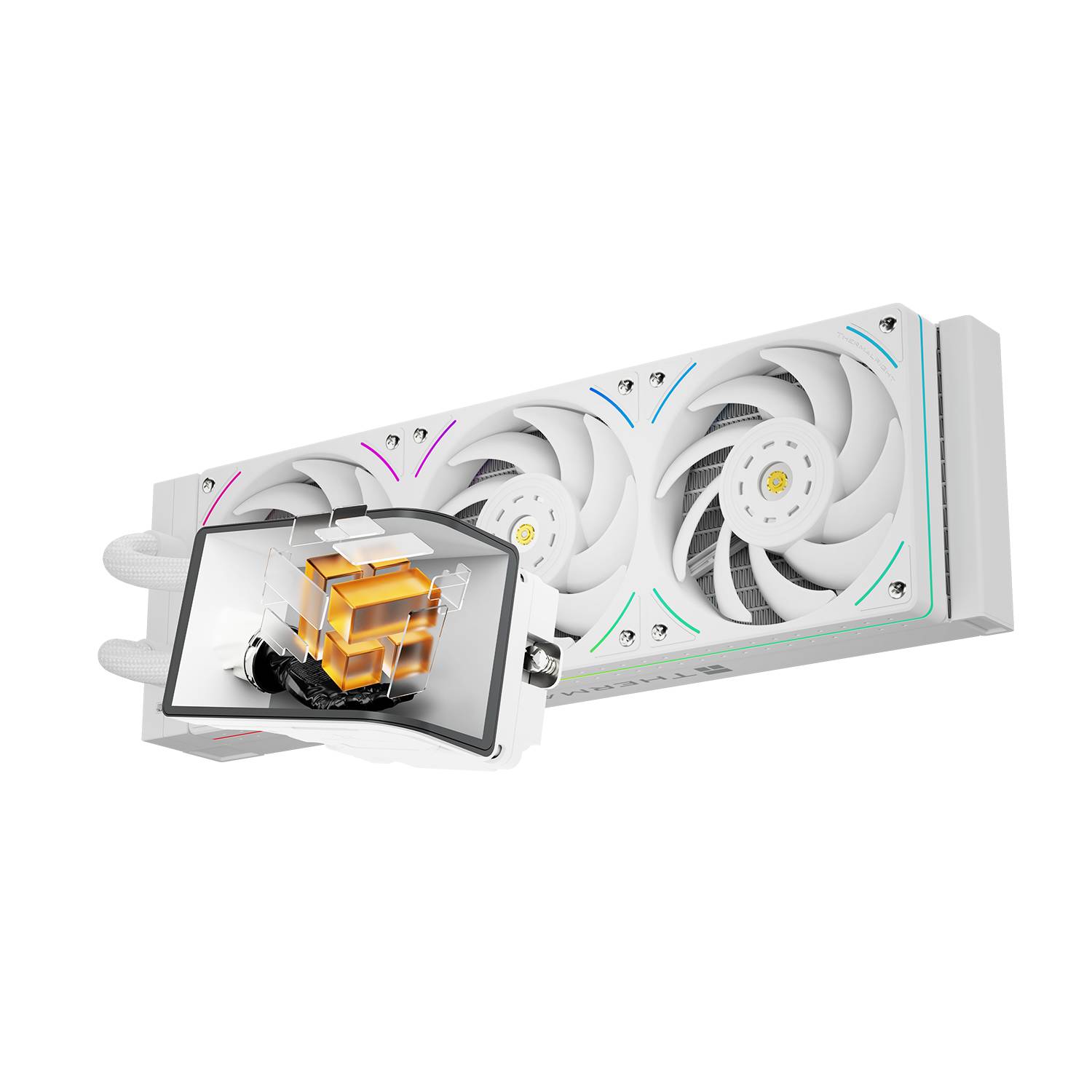 Жидкостное охлаждение Thermalright Wonder Vision 360 UB ARGB White TRWV360UBAW (LGA1700 Ready)
