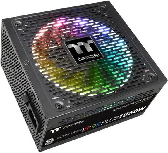 Блок питания 1050Вт, Thermaltake Toughpower iRGB Plus TPI-1050DH3FCP (PS-TPI-1050F2FDPE-1), 80 Plus Platinum, APFC, ATX