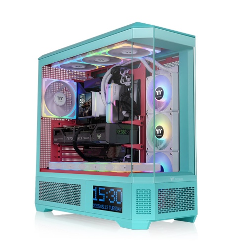 Корпус Thermaltake View 600 TG Mint Strawberry CA-11H-00FLWN-00, без БП, E-ATX