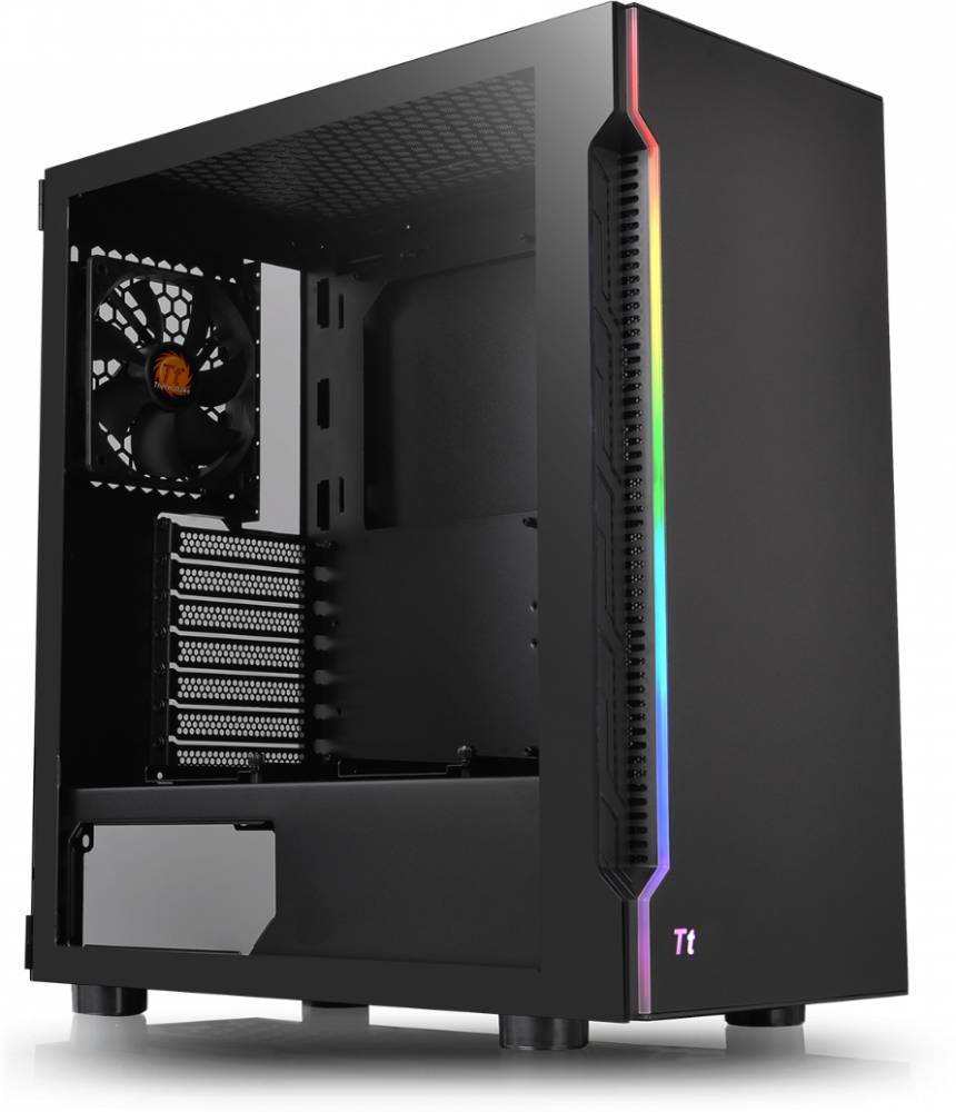 Корпус Thermaltake H200 TG RGB Black CA-1M3-00M1WN-00, без БП, ATX