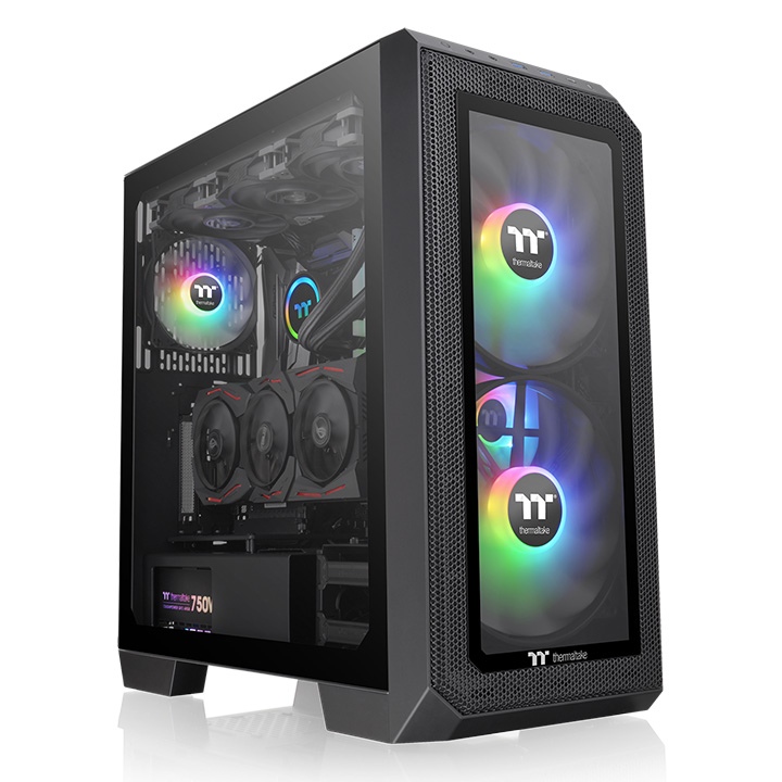 Корпус Thermaltake View 300 MX Black CA-1P6-00M1WN-00, без БП, E-ATX
