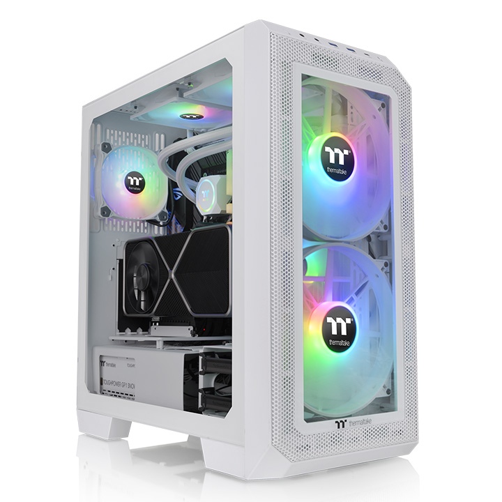 Корпус Thermaltake View 300 MX Snow CA-1P6-00M6WN-00, без БП, E-ATX