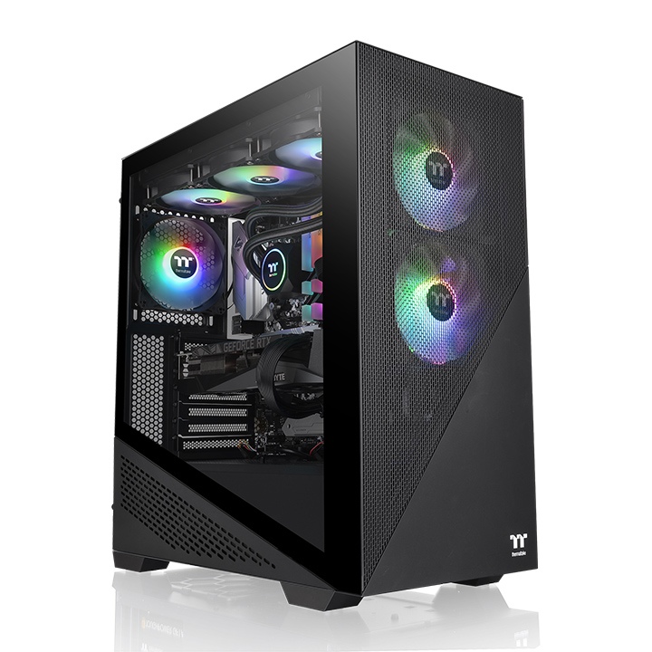 Корпус Thermaltake Divider 370 TG ARGB Black CA-1S4-00M1WN-00, без БП, mATX