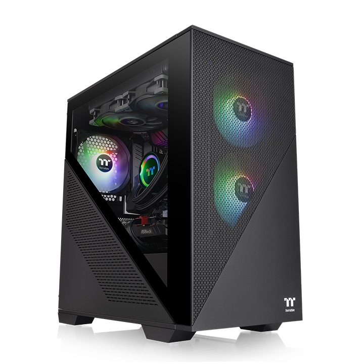 Корпус Thermaltake Divider 170 TG ARGB Black CA-1S4-00S1WN-00, без БП, mATX