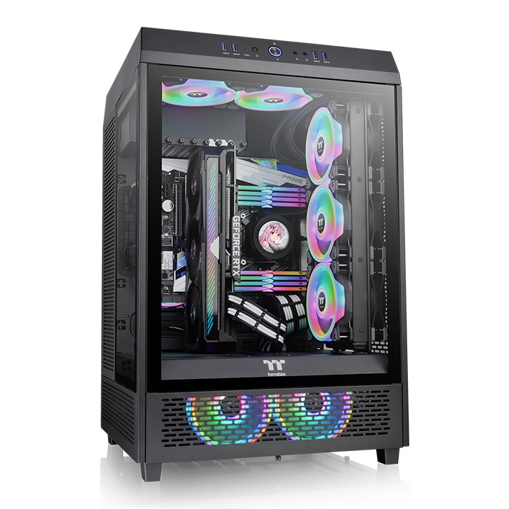 Корпус Thermaltake The Tower 500 Black CA-1X1-00M1WN-00, без БП, E-ATX