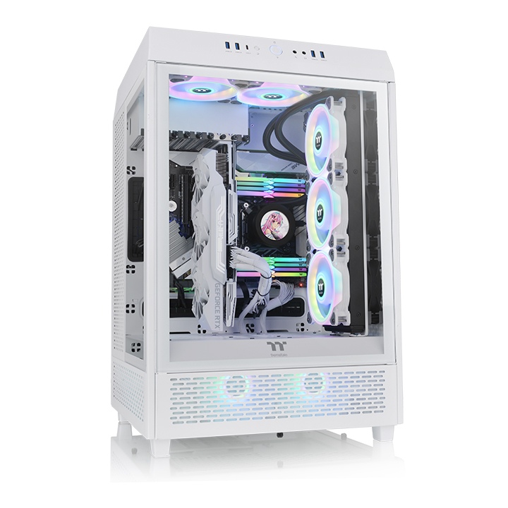 Корпус Thermaltake The Tower 500 Snow White CA-1X1-00M6WN-00, без БП, E-ATX