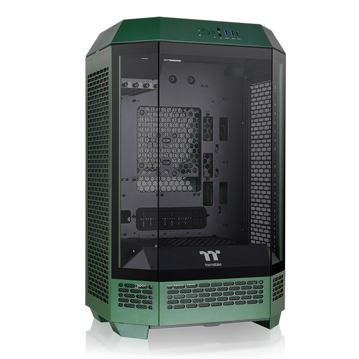 Корпус Thermaltake The Tower 300 Racing Green CA-1Y4-00SCWN-00, без БП, mATX