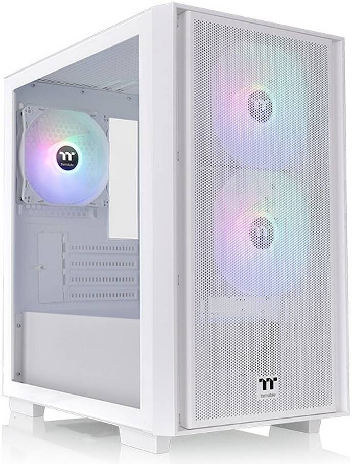 Корпус Thermaltake Versa H16 TG ARGB Snow CA-1Y8-00S6WN-01, без БП, mATX