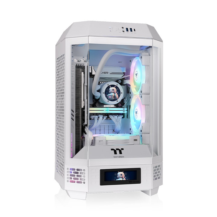 Корпус Thermaltake The Tower 250 Snow CA-1Z9-00S6WN-00, без БП, mini-ITX
