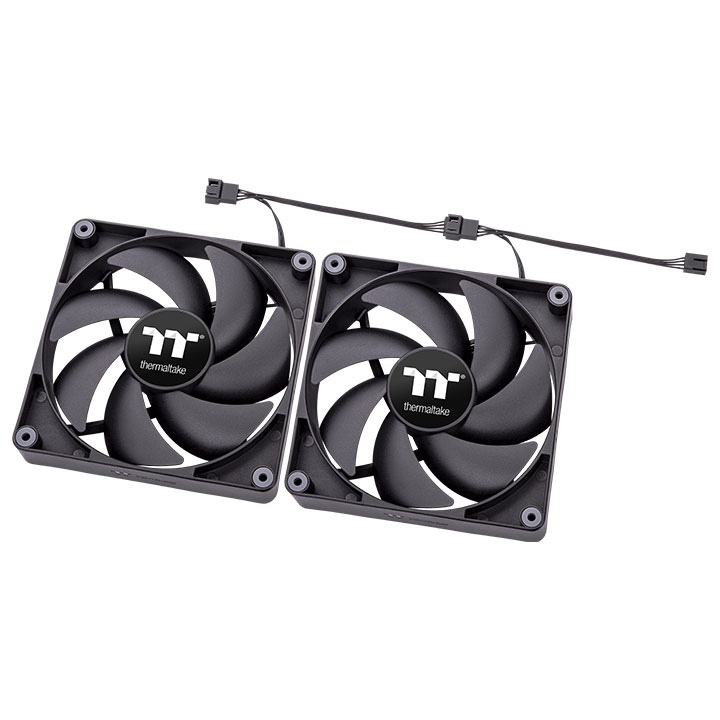 Вентилятор 14x14см Thermaltake CT140 (CL-F148-PL14BL-A), 2шт