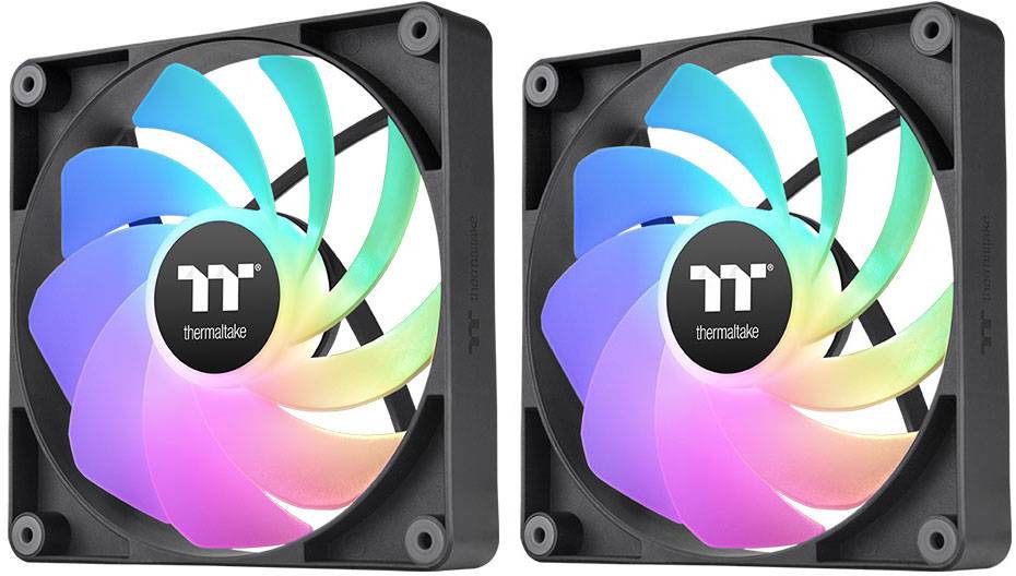 Вентилятор 14x14см Thermaltake CT140 Reverse ARGB Sync Black (CL-F174-PL14SW-A), 2шт