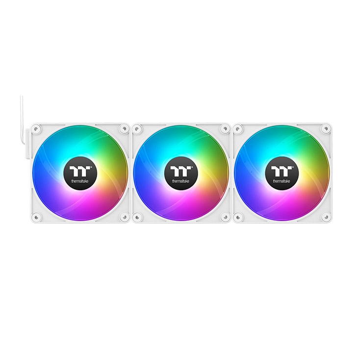 Вентилятор 12x12см Thermaltake CT120 EX Sync ARGB White CL-F190-PL12SW-A, 3шт