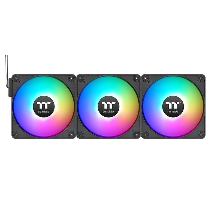 Вентилятор 12x12см Thermaltake CT120 EX Reverse Sync ARGB Black CL-F192-PL12SW-A, 3шт