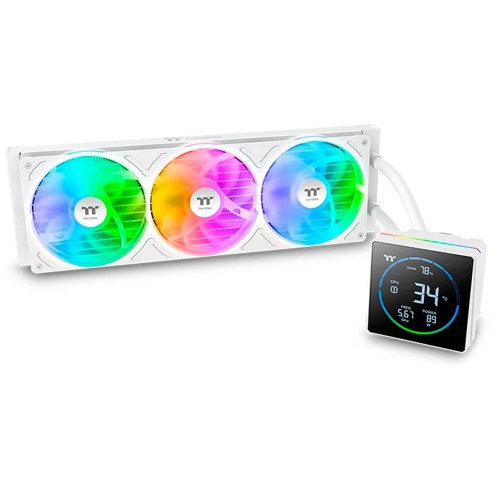 Жидкостное охлаждение Thermaltake TH360-S V3 Snow ARGB (CL-W472-PL12SW-A) (LGA1700 Ready)