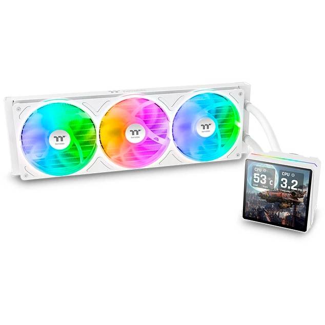 Жидкостное охлаждение Thermaltake TH360 V3 Ultra Snow ARGB (CL-W476-PL12SW-A) (LGA1700 Ready)