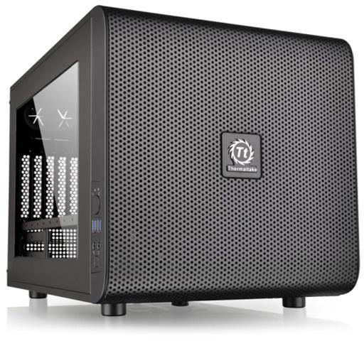 Корпус Thermaltake Core V21 Black CA-1D5-00S1WN-00, без БП, mATX