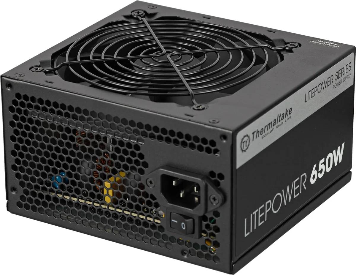 Блок питания 650Вт, Thermaltake Litepower 650P, (LTP-0650NPCNEU-2), APFC, ATX