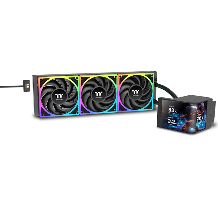 Жидкостное охлаждение Thermaltake MAGCurve 360 Ultra ARGB (CL-W453-PL12SW-A) (LGA1700 Ready)