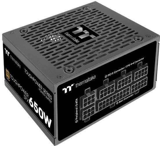 Блок питания 650Вт, Thermaltake ToughPower SFX SFX-650AH8FKG (PS-STP-0650FNFAGE-1), 80 Plus Gold, APFC, SFX