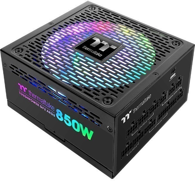 Блок питания 850Вт, Thermaltake Toughpower GF2 ARGB TTP-850AH3FSG-A (PS-TPD-0850F3FAGE-2), 80 Plus Gold, APFC, ATX
