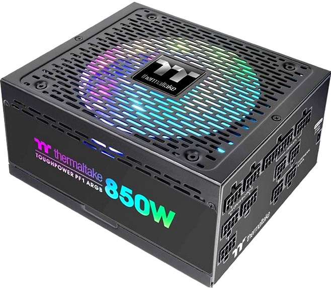 Блок питания 850Вт, Thermaltake Toughpower PF1 ARGB 850 TPD-850AH3FCP-A (PS-TPD-0850F3FAPE-1), 80 Plus Platinum, APFC, ATX