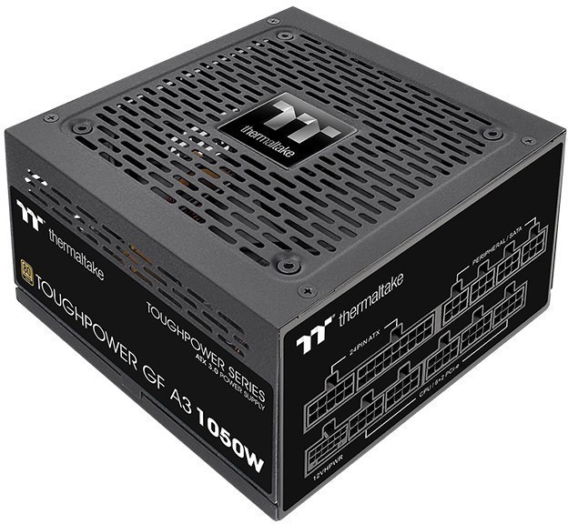 Блок питания 1050Вт, Thermaltake Toughpower GF A3 TTP-1050AH2FKG (PS-TPD-1050FNFAGE-H), 80 Plus Gold, APFC, ATX