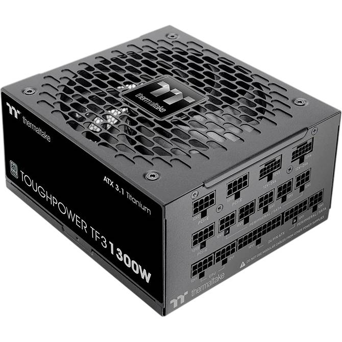 Блок питания 1300Вт, Thermaltake Toughpower TF3 (PS-TPD-1300FNFATE-1), 80 Plus Titanium, APFC, ATX