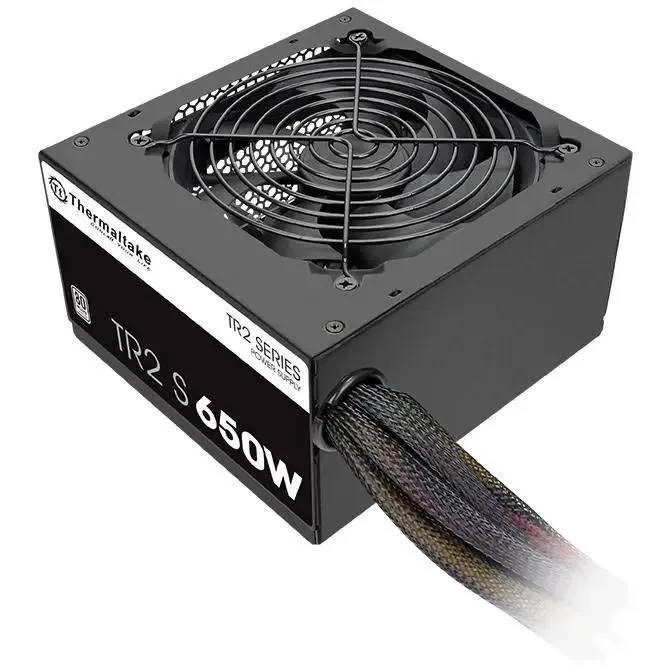 Блок питания 650Вт, Thermaltake TR2 S (PS-TRS-0650NNCWEU-2/PS-TRS-0650NNSAWE-2), 80 Plus White, APFC, ATX