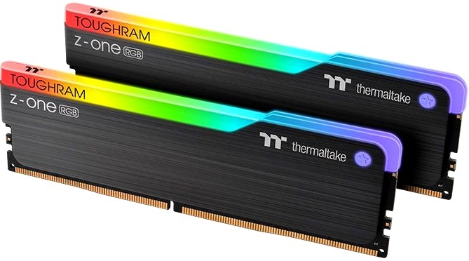 Оперативная память 16Gb Thermaltake ToughRam Z-One RGB Black R019D408GX2-3200C16A, DDR IV, PC-25600, 3200MHz, kit 2x8Gb