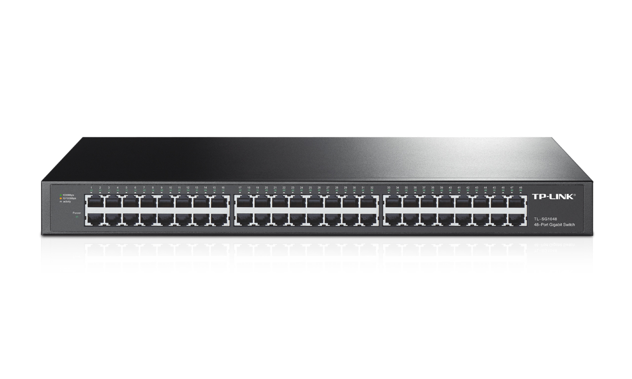 Коммутатор TP-Link TL-SG1048, 48xLAN 1Gbps