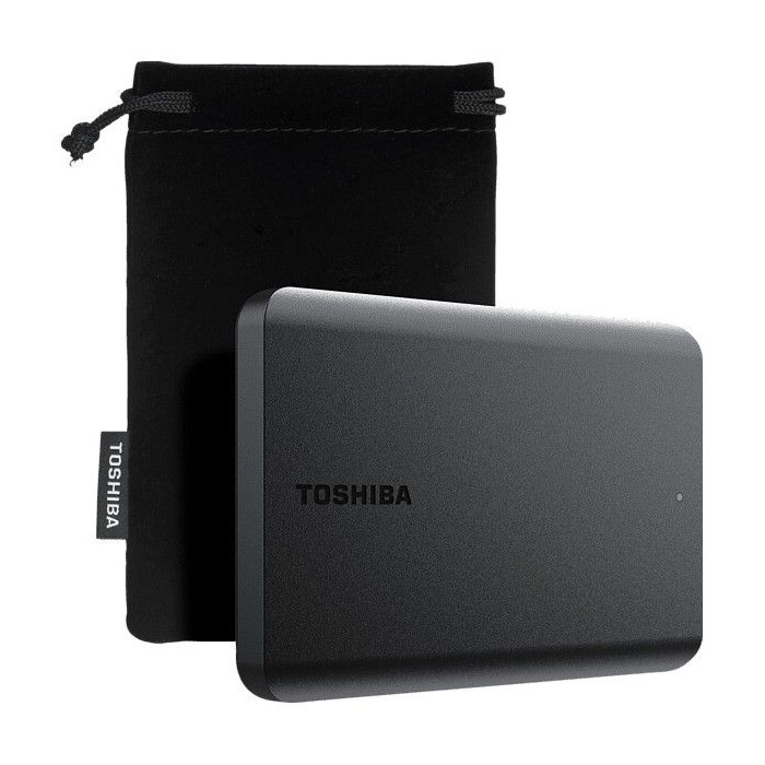 Внешний HDD 2Tb Toshiba Canvio Basics Excl HDTB520MK3AA, USB3.2, Black (чехол в комплекте)